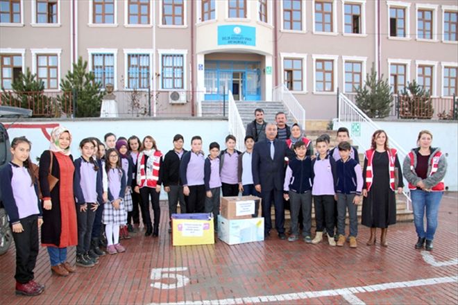Şarkışla´da öğrencilerden örnek davranış