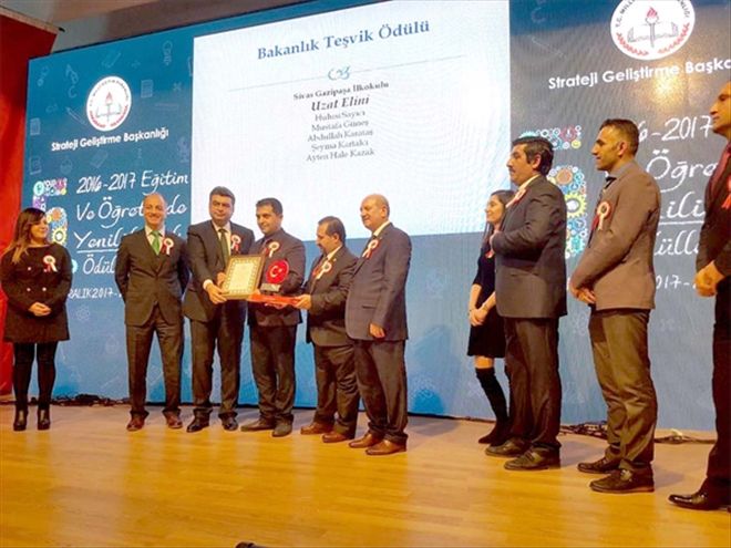 Gazipaşa İlkokulu´na TEŞVİK ÖDÜLÜ