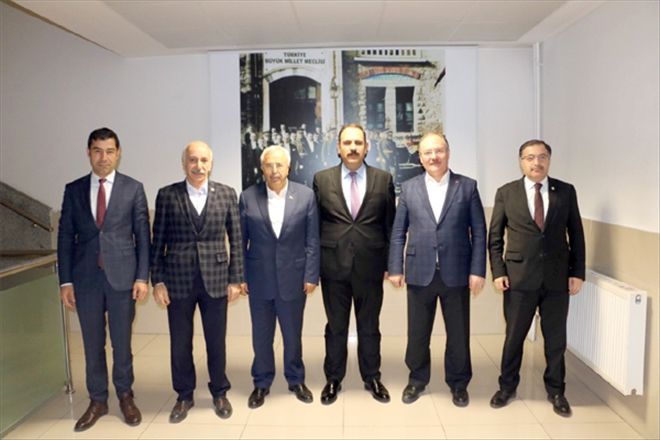 AK PARTİ HEYETİ ZİYARETLERDE BULUNDU