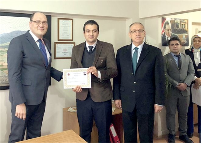 Tapu personeline başarı belgesi