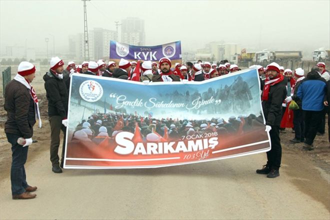 Sarıkamış için yürüdüler