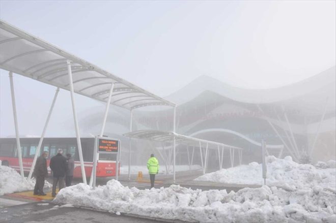 Hava ulaşımına sis engeli 