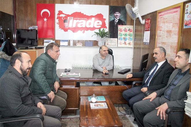 Başkan Aydın´dan gazetemize ziyaret