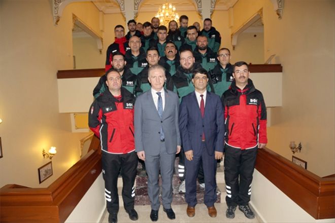 İHH ekibine sertifika