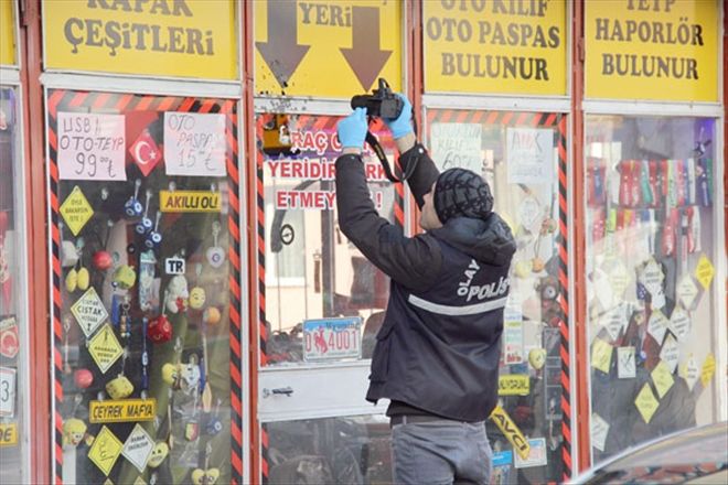Dükkanlar kurşunlandı esnaf isyan etti 