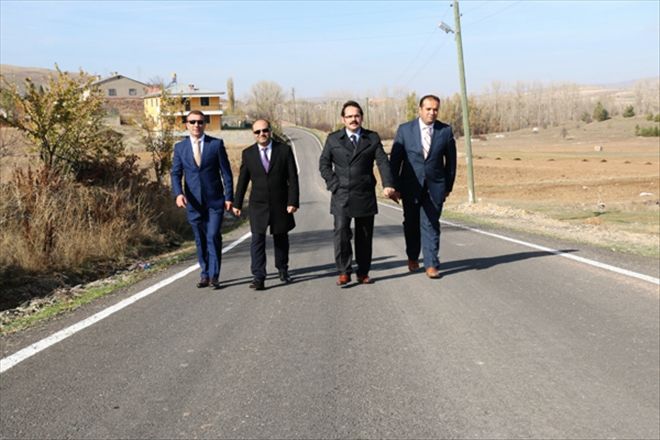 KÖYLERİN YÜZDE 66´SI ASFALTA KAVUŞTU