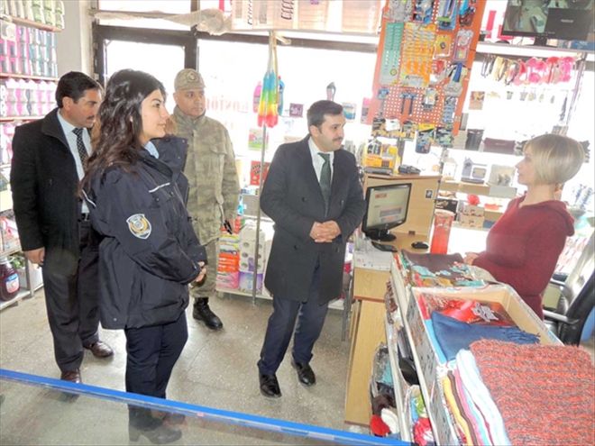 Kaymakam Yılmaz esnafla bir araya geldi