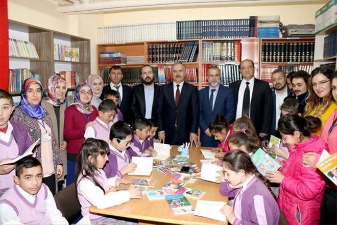 Ovacık okuluna oyun salonu ve kütüphane 