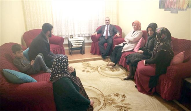 Halep için yüzüğünü bozduran aileye ziyaret