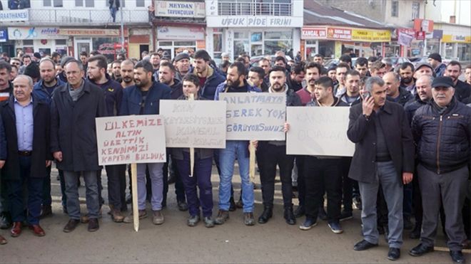 Kangal´da işçilerden 