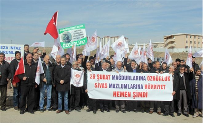 28 Şubat ve Madımak mağdurları için ÖZGÜRLÜK İSTEDİLER