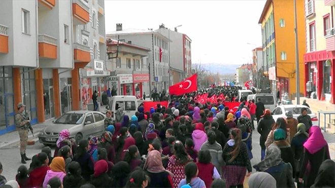 Altınyayla´da Zeytin Dalı Harekatı´na  DESTEK YÜRÜYÜŞÜ  