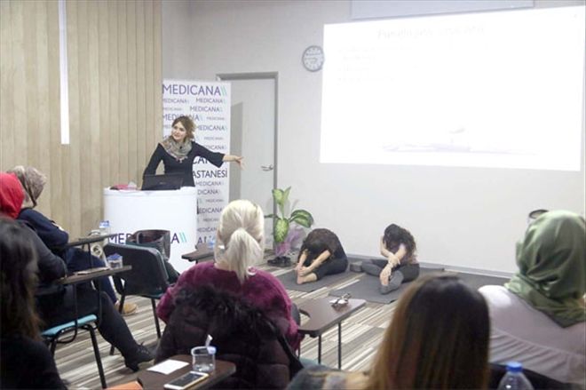 Medicana Sivas Hastanesi´nden  Gebelikte yoga semineri 