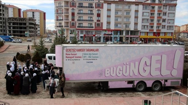 Şarkışla´da Ücretsiz Kanser Taraması