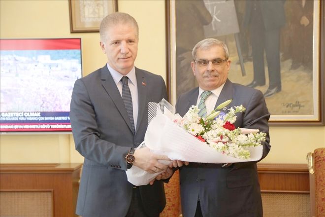 STK´LARDAN  VALİ GÜL´E ZİYARET   