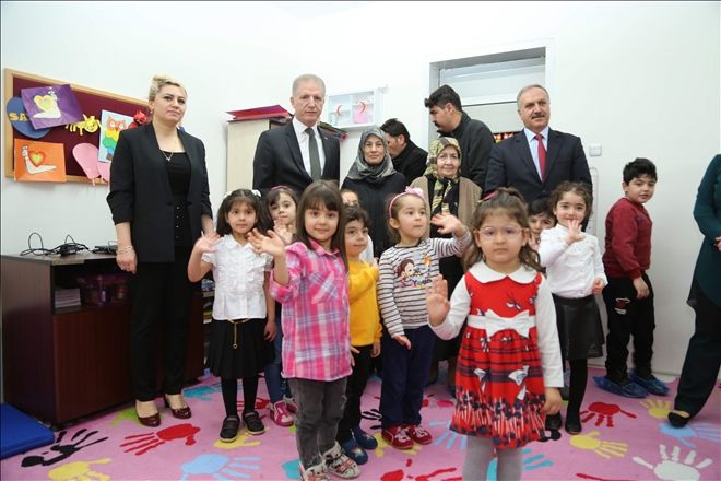 GÜL, ANAOKULU  AÇILIŞINA KATILDI