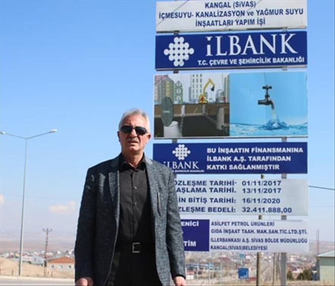 Kangal´da alt yapı çalışmaları