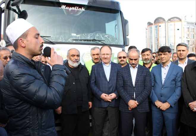 12 tır yardım malzemesi gönderildi 
