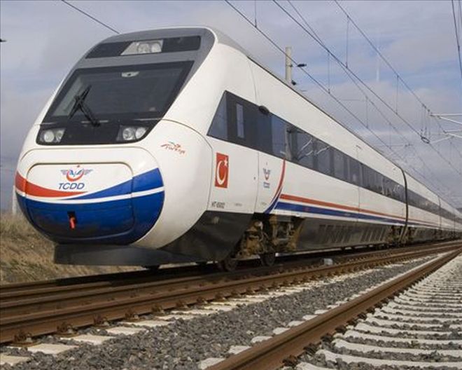 HIZLI TREN´DE  İLK RAYLAR SERİLİYOR
