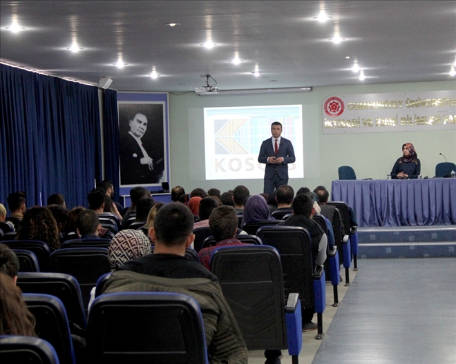 CÜ´de KOSGEB Girişimcilik Semineri