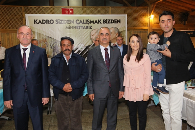 Kadroyu birlikte yenen yemekle kutladılar 