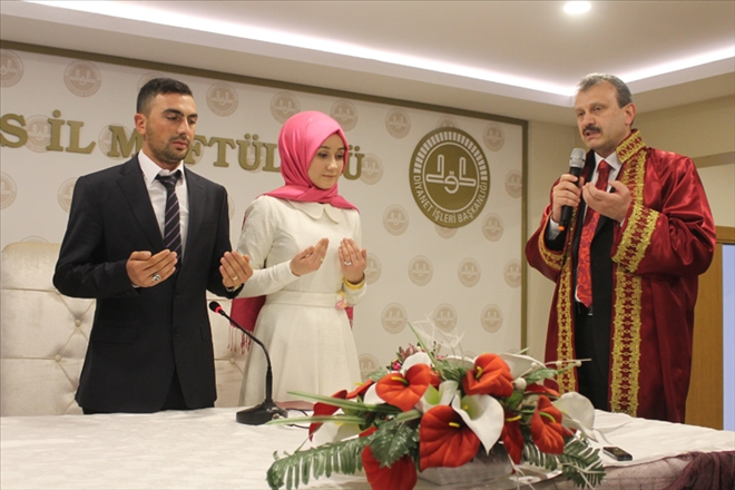MÜFTÜLÜKTE  İLK NİKÂH