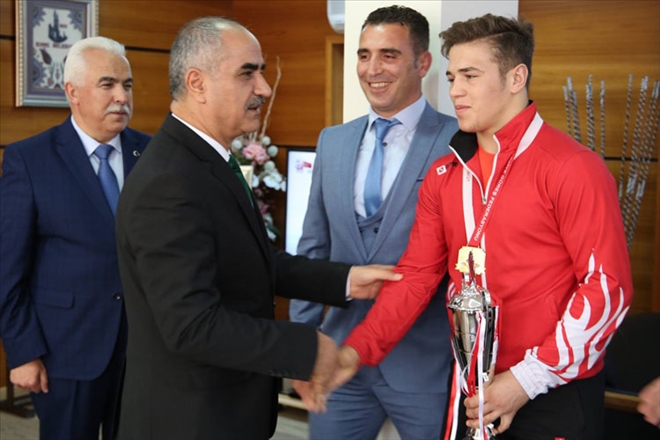 Başkan´dan şampiyona altın