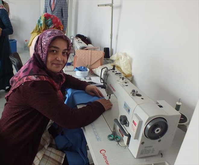 Ulaş´ta elbise dikim kursu açıldı