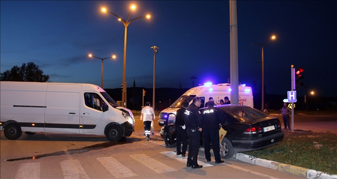 Sivas´ta trafik kazası: 1 yaralı