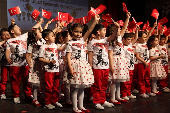 ÇOCUK BAYRAMINDA  COŞKULU KUTLAMA