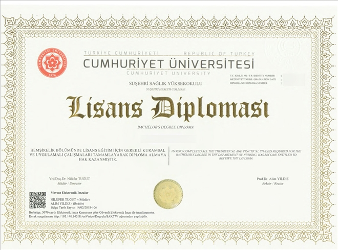 CÜ´de E-Diploma dönemi