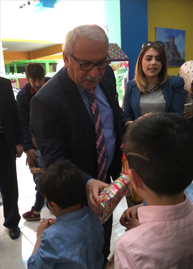 Çocuklar doyasıya eğlendi