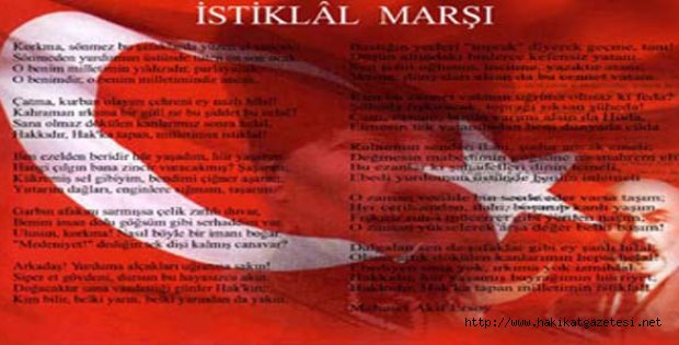 Milli Marşımızın 92. Yılı