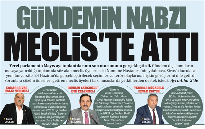 Gündemin nabzı Meclis´te attı
