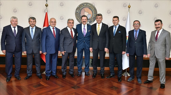 Borsa´dan Hisarcıklıoğlu´na ziyaret