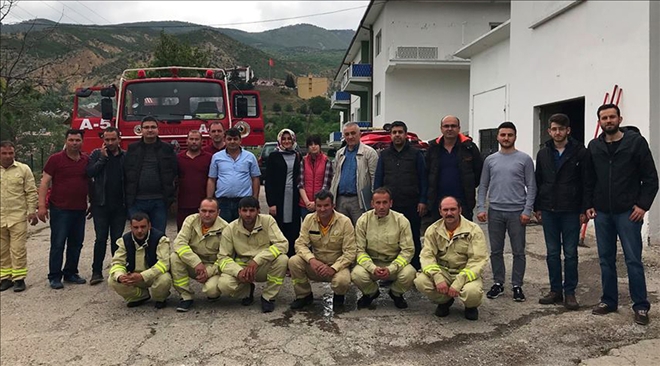 Koyulhisar´da orman yangınlarıyla mücadele eğitimi 