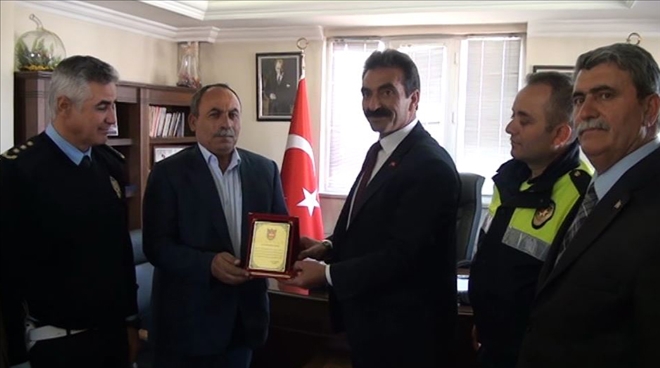 Yılın şoförü ödüllendirildi