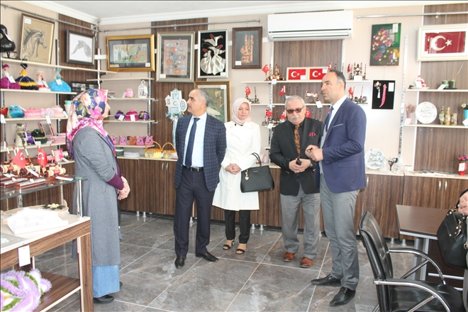 Başkan, Hanımeli Çarşısı´nı gezdi