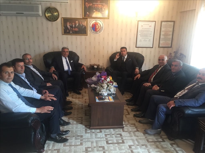 Tesviyeciler Hastaoğlu´nu ziyaret etti