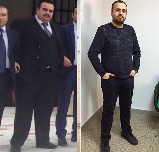 1,5 yılda 163 kilodan 87 kiloya düştü