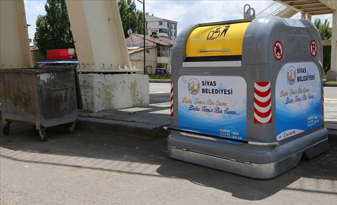 Çöp konteynerleri değişiyor