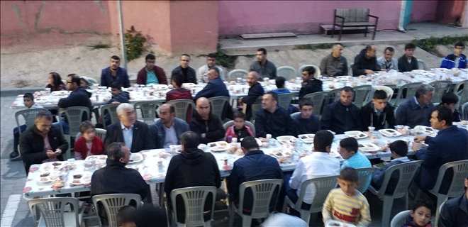 1000 kişilik iftar verdiler
