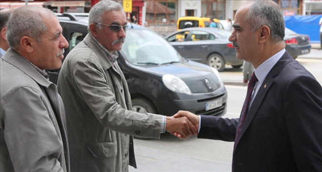 Başkan Aydın, esnafları ziyaret etti