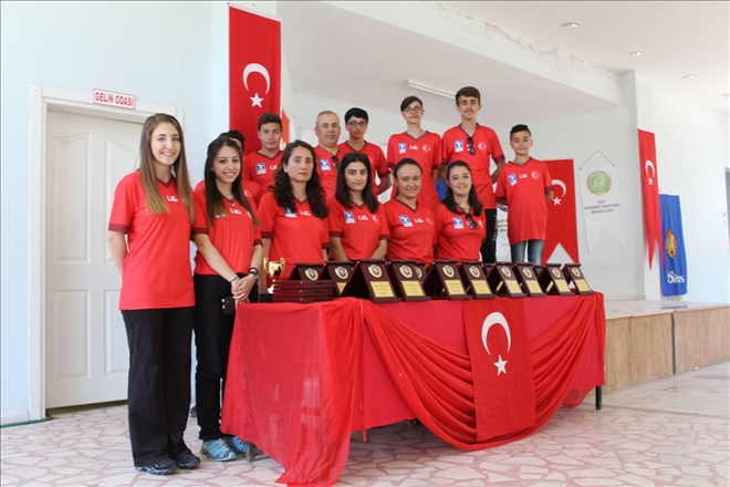 Sivas´ı başarıyla temsil ettiler