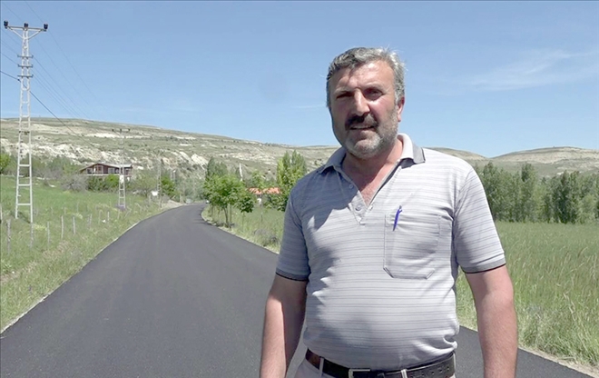 Çelebiler köyü  asfalta kavuştu   