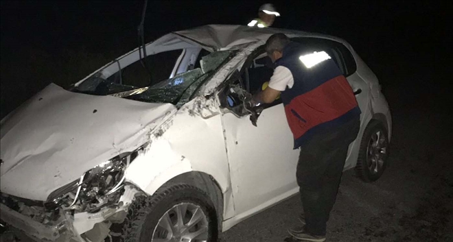 Sivas´ta Trafik Kazası: 2 Yaralı 