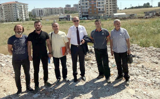 Yer teslimi yapıldı