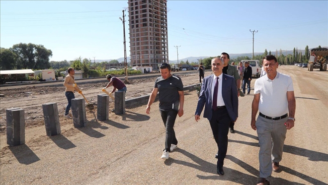 Recep Tayyip Erdoğan Bulvarı´nda Çalışmalar Sürüyor 