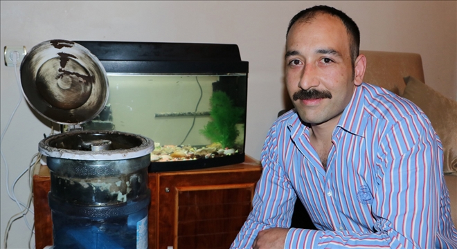 Sıcaktan Bunaldı, Damacanadan Klima Yaptı 
