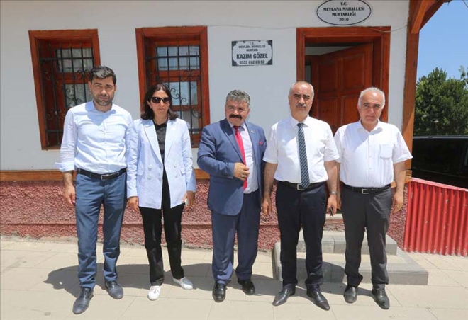 Aydın ve Ekinci´den Muhtarlara Ziyaret